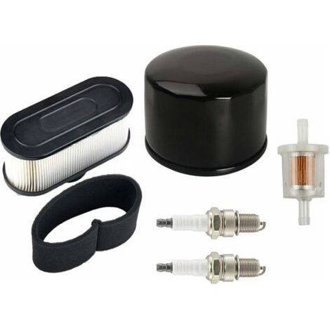 Lot de 2 filtres à air pré Filtre à Huile et à Carburant Compatible with Moteur 4 Temps Kawasaki FR651V FR691V FR730V FS481V FS541V FS600V FS651V FS691V FS730V (1/3)