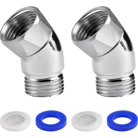 Adaptateur de douchette à 135° Coude 1/2 (1/5)