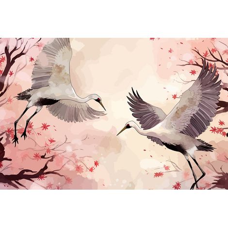 Papier peint panoramique - Oiseaux - 130 cm x 87 cm (1/2)