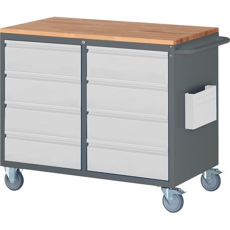 STIER Montagewagen Premium mit 8 Schubladen BxTxH 1145x650x975 mm (1/4)