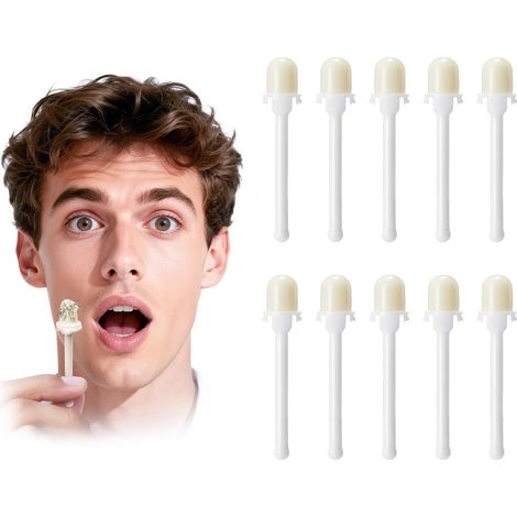 10 Bâtons de Cire Préemballés pour Épilation du Nez Kit Nez et Oreilles, Pour Hommes et Femmes, Épilation Sûre, Rapide et Sans Douleur (1/5)