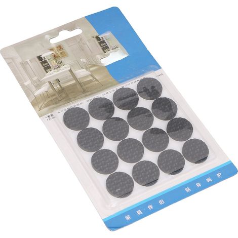 160 patins ronds pour meubles, absorbant les chocs et épais, pour protéger les pieds de table et de chaise et vos sols. (1/5)
