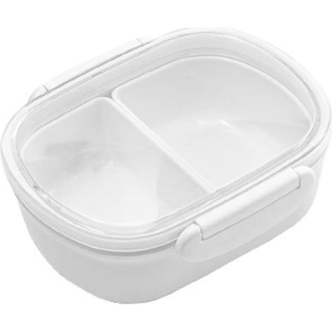Boîte à lunch, 350 ml, 2 compartiments, pour les collations, idéale pour l'école, pour une organisation à la maison dans la cuisine et sur le comptoir.-AquaForge (1/5)