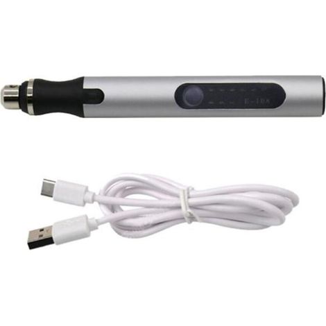 Mini Dremel Rotary Tool with USB Cable, 4.2V Rechargeable Variable Speed Electric Engraver Pen for DIY Jewelry Metal Glass Carving, 1 pièce (1/2)