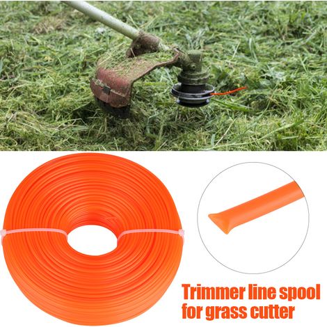 2.4mm Trimmer Line Nylon Cord Wire Round String Petrol Grass Trimmer 100m (1/2)