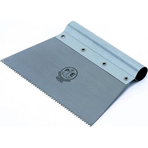 Spatole per bostik c/impugnatura tubolare 542 pavan 200 mm - dente piccolo conf. da 6 pz
