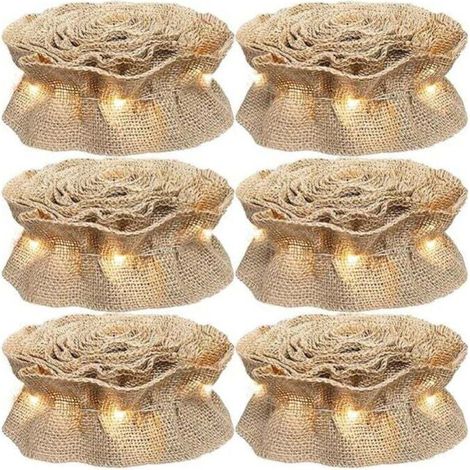 Guirnalda de cintas para árbol de Navidad con cuadros búfalo, XU, 2,7 m x 6 rollos de barra luminosa. Guirnalda de cintas para árbol de Navidad con cuadros búfalo, decoración navideña - KZQ (1/4)