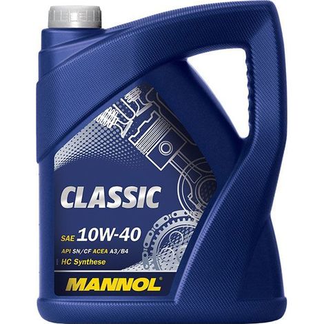 Olio motore per autoveicoli Mannol 10W40 Classic SN/CH-4 5 litri (7501) (semisintetico) (1/2)