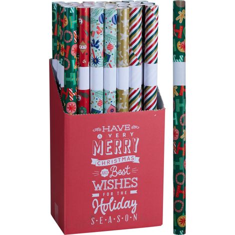 Rotolo di carta regalo 70 x 700 cm modello assortito PERAGA CHRISTMAS