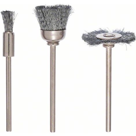 Bosch Mini-Bürsten-Set, 3-teilig, DIY (1/4)