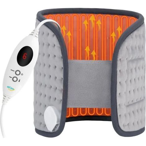 Couverture chauffante, ALLJOY – Contrôle de température, arrêt automatique, taille réglable – Cadeau pour les parents (1/5)