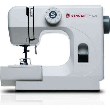 Singer M1005 Macchina da Cucire Semiautomatica 14 Operazioni di Cucito Bianco