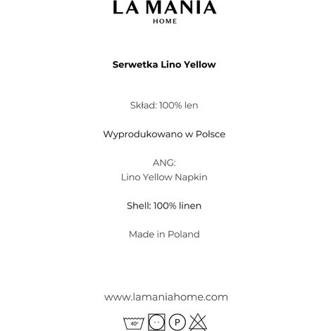 Linoleum gelbe Serviette (1/5)