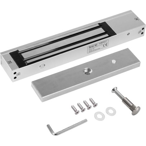 Serrure électromagnétique pour porte simple 280 kg Force de maintien 12 V NC pour système de contrôle d'accès Serrure magnétique à porte unique (1/5)