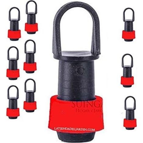 Set di 10 Tappo per nastro di irrigazione a goccia da 16 mm
