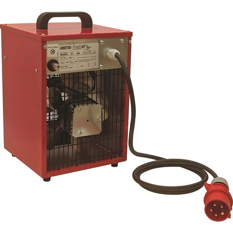 Chauffage électrique mobile à ventilateur hélicoïde turbo 3kW   - AXELAIR - AME03T (1/2)