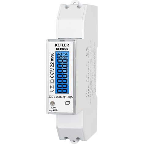 Electronic Meter - Single Phase 100A - Single Rate (1/5)