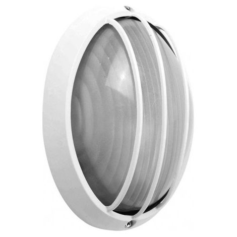FAB 148461001 Apply Ext.oval Aluminium Aquila Peq.1xe27 Weiß 10,5x22x14 Cm Ip44