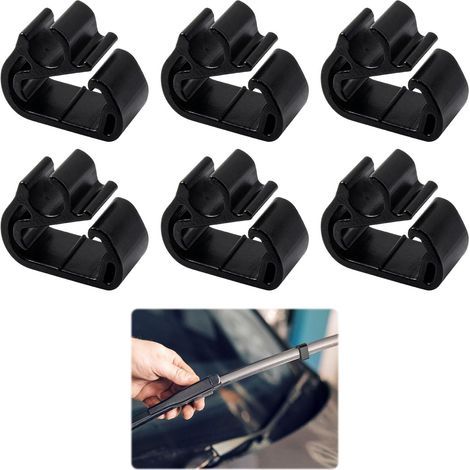 Serrage pour Peugeot 3008, 5008 & Citroën C5, DS7, Kit De 6 Clips Essuie-Glace pour 3008, Clips Essuie Glace 3008, Fixation Tuyau De Bras Essuie-Glace Avant, Serrage pour Peugeot 3008 (1/5)