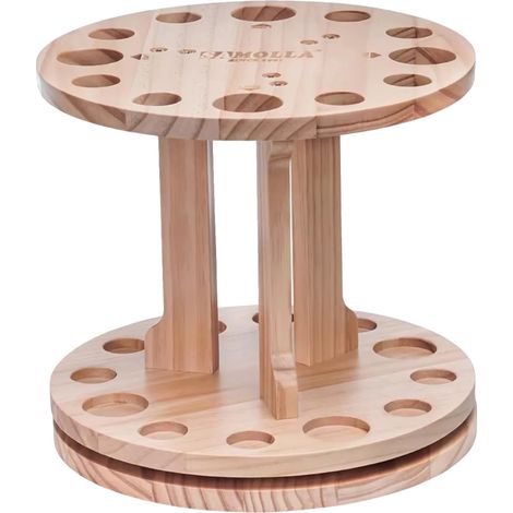 Soporte para cañas de pescar, rotación de 360°, diseño para montaje en pared, color caqui. (1/2)