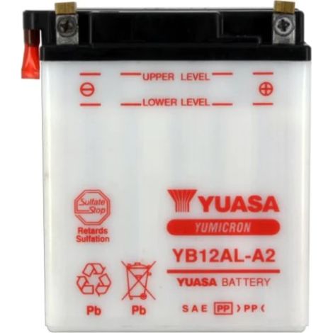 YUASA YB12AL-A2 12V 12.6AH 150A MOTORRAD-BATTERIE