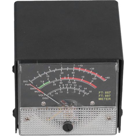Compteur SWR Externe en Métal pour FT-857/897, Affichage Numérique, Cadran Noir (1/5)