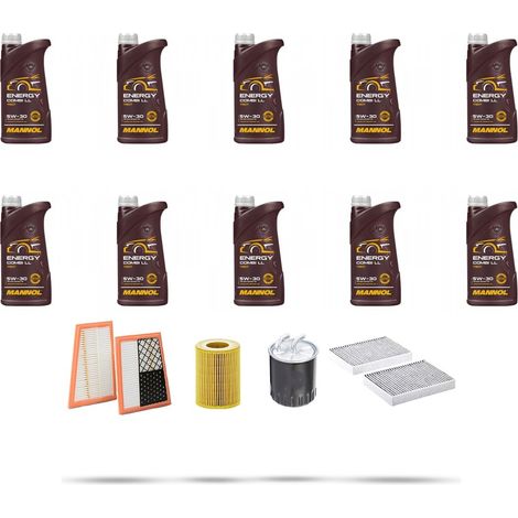 Kit tagliando 4 FILTRI e 10L OLIO compatibile con Mercedes Classe S (W221) 320 CDI 173kw Dal 2006 (1/5)