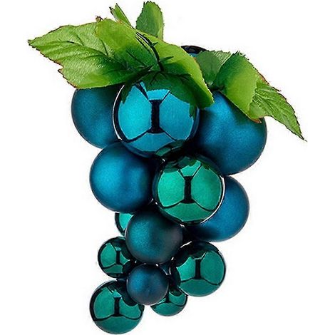 Boule de Noël Krist+ Raisins en plastique bleu
