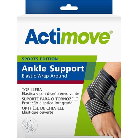 Supporto per caviglia Actimove SE con fascia elastica, taglia S, nero (7341480) (k=12)
