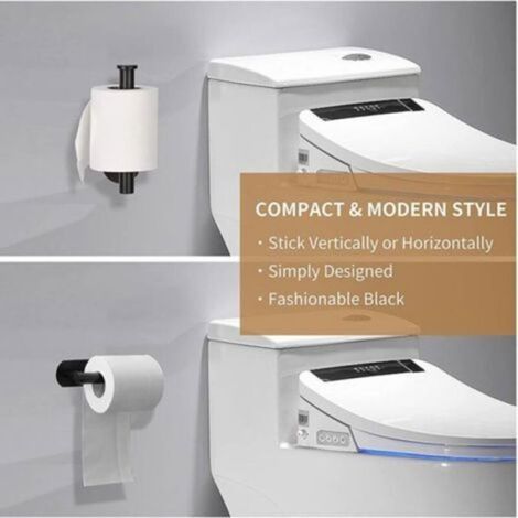 Porte toilettes en acier inoxydable porte toile de toilette encastré porte papier porte serviette en papier en acier inoxydable adh (1/5)