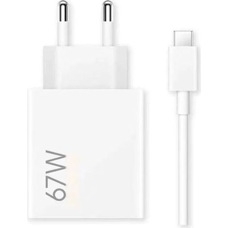 Xiaomi 67W Schnellladegerät, europäischer HyperCharge Typ A Netzadapter, mit 1 Meter Datenkabel (1/5)