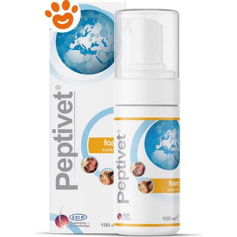 ICF Dog & Cat Peptivet Schiuma Eudermica - Confezione 100 ml -