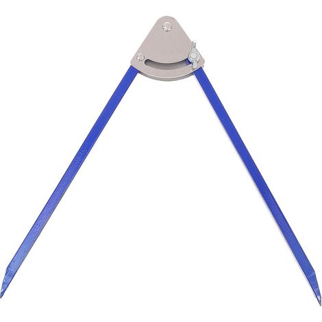 Compas de Traçage en Alliage pour Travail du Bois, Jauge de Marquage Circulaire Réglable, Acier Outil Précis Bleu pour Travail D'établi (1/5)
