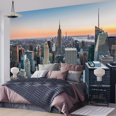 Papier peint panoramique - Panorama New York - 130 cm x 86 cm (1/4)