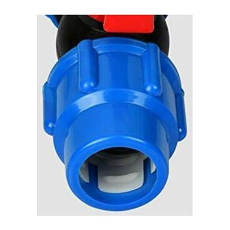 Vanne à boisseau sphérique en plastique pour tuyau de compression 32 mm