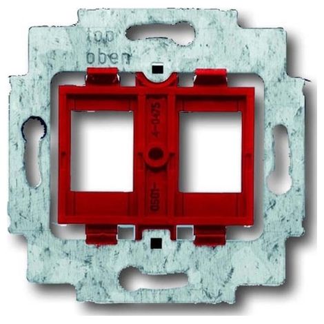 BUSCH-JAEGER 1812 BAGUE-SUPPORT, SOCLE ROUGE 1753-0-8055