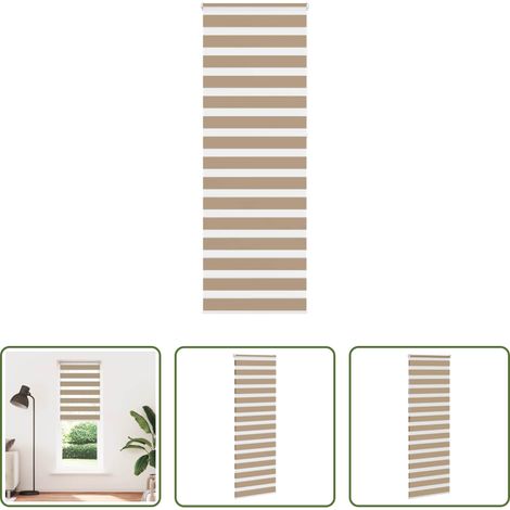 Sandbraun -  Doppelrollo Sandbraun 90x230 cm Stoffbreite 85,9 cm Polyester (1/5)
