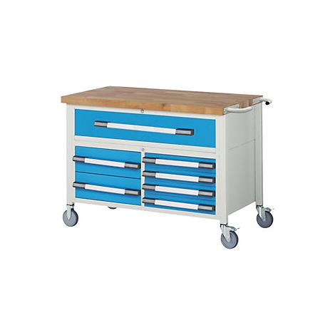 eurokraft pro  Banco da lavoro mobile Serie 8000  struttura a