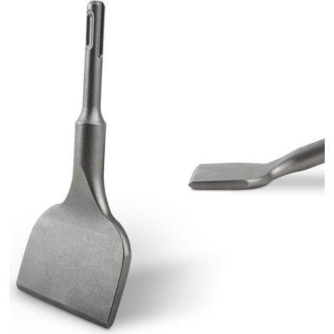 Scalpello a Spatola per Piastrelle 165x75mm inclinazione 25° Attacco SDS PLUS (1/5)