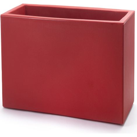 Design Vase Modern "Cassa Schio" Essential Garten und Balkon Topf für Blumen und Pflanzen -60 cm / Kardinalrot (1/5)