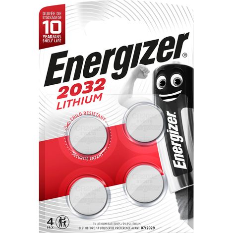 Pilas Energizer CR2032, 4 unidades (450362)