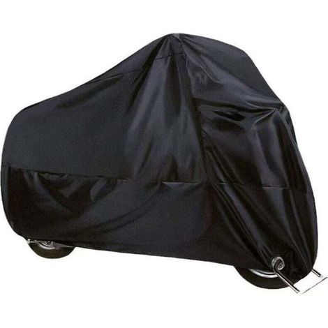 Universal Motorcycle Cover with UV Protection, Waterproof Polyester Off-Road Motorcycle Cover (265 x 105 x 125 cm) (1/4)