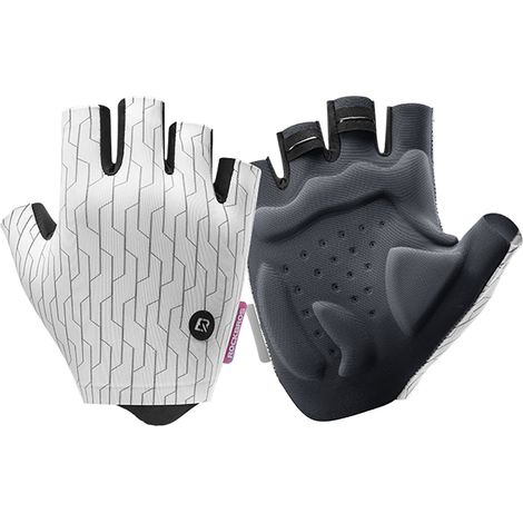 Gants de VTT taille L - blancs et noirs (1/4)
