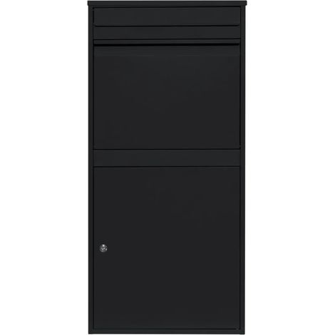Black Anti-Theft Parcel Post Box XL
