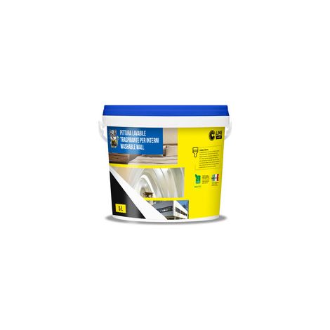 C IDROPITTURA LAV TRASP INTERNI 5L WASHABLE WALL