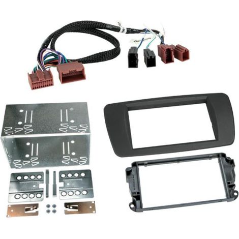 Kit Support autoradio compatible avec Seat Ibiza 6J Gris Tuam 2Din