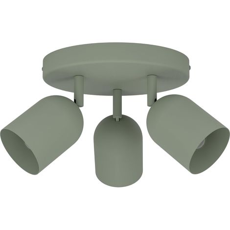 Plafonnier Tilston, 3 spots orientables, lampe de plafond pour salon (1/5)