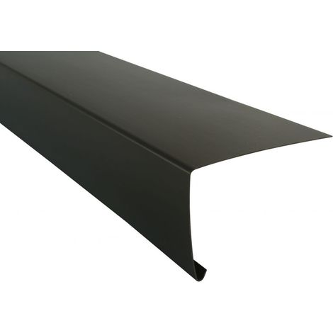 Traufstreifen f. Flachdach 116 x 72 mm, 2,0 m braun