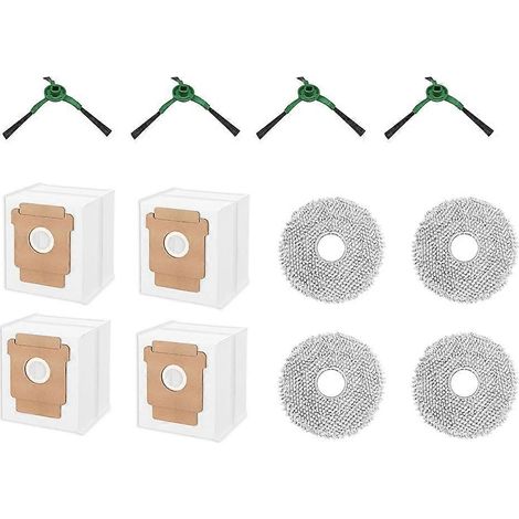 Brosse pour aspirateur Pour IRobot Roomba Plus 405 Combo / 505 Combo Aspirateur Side Brosse Serpillière Cloth Sac à poussière Accessoires (1/5)
