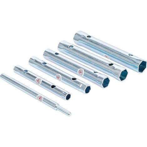 Bgs Technic – Clé à pipe 8-17 mm pour mitigeurs et robinets – Acier chromé – Résistance à la corrosion – Poignée amovible – Pour espaces restreints